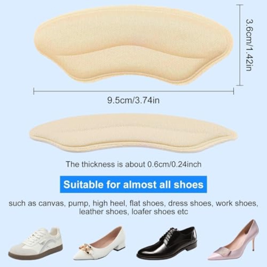 9 Pairs Heel Cushion Pads for  - Heel Liner Grip recension och pris
