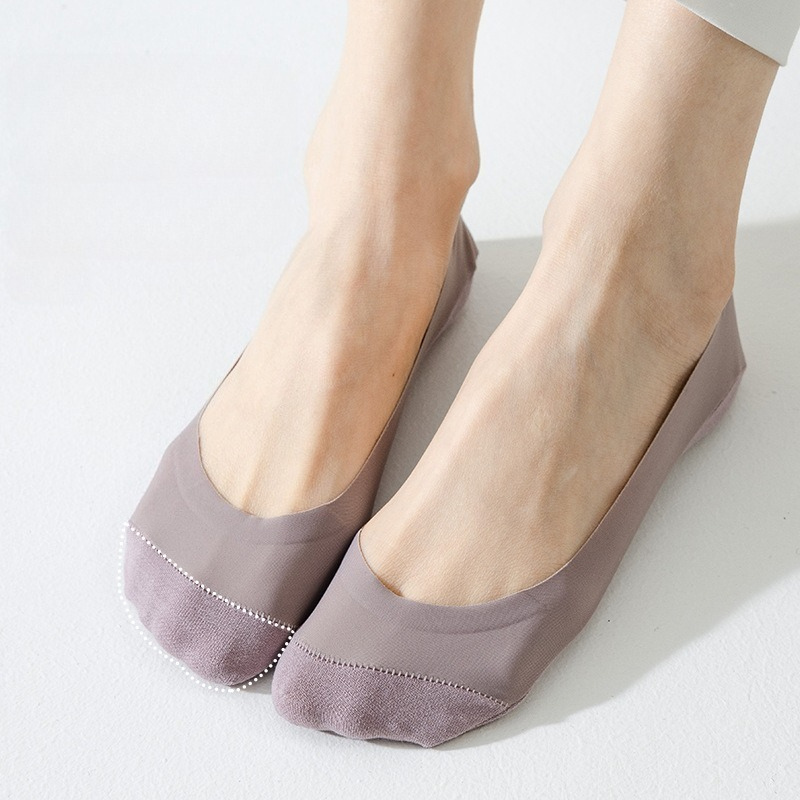 1 pair Ice Silk No Show Liner  - Heel Liner Grip recension och pris