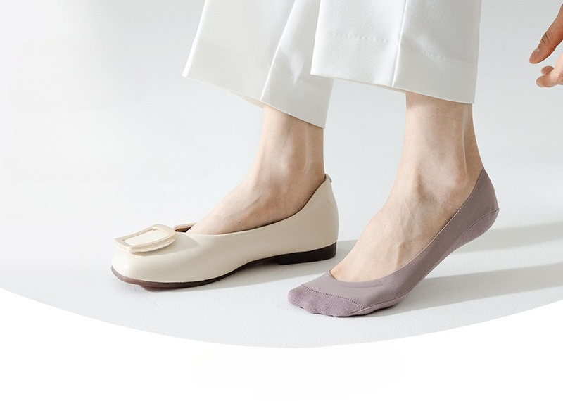 1 pair Ice Silk No Show Liner  - Heel Liner Grip recension och pris