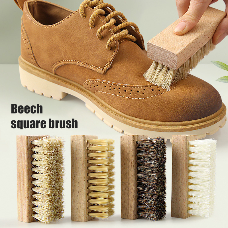 1PC Pig Bristles Shoe Brush Fo - Sneaker Care Kit recension och pris