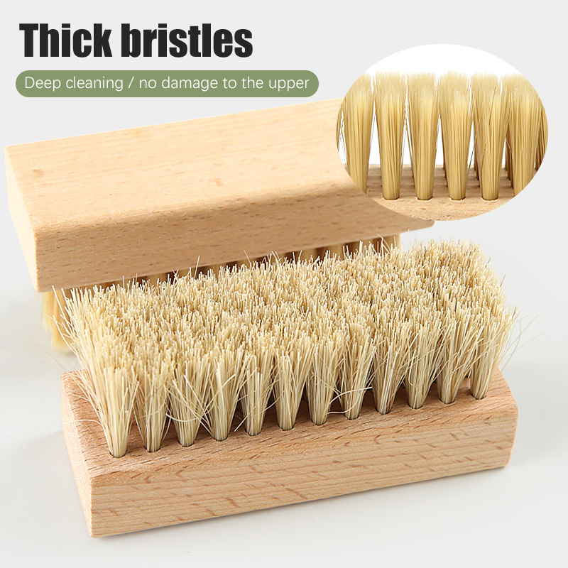 1PC Pig Bristles Shoe Brush Fo - Sneaker Care Kit recension och pris
