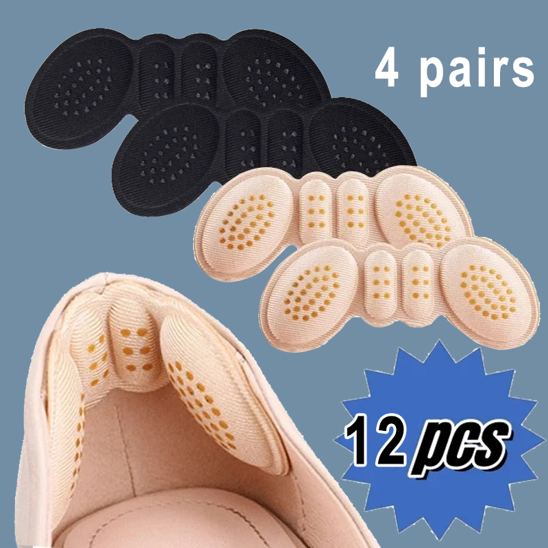 4Pairs Heel Pads for Shoes Too - Heel Liner Grip recension och pris