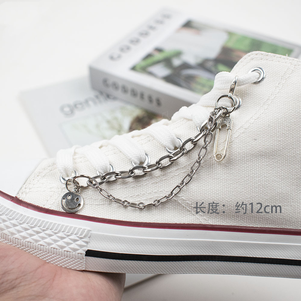 1pcs chain canvas sneakers sho - Sneaker Case recension och pris